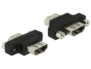 DELOCK HDMI Adapter A -> A Bu/Bu verschraubbar