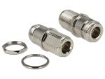 DELOCK HF Adapter N-Buchse -> N-Buchse zum Einbau
