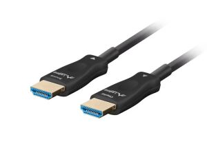 Lanberg CA-HDMI-30FB-0200-BK HDMI-Kabel 20 m HDMI Typ A (Standard) Schwarz