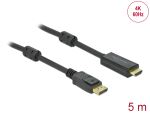 DELOCK Aktives DisplayPort 1.2 zu HDMI Kabel 4K 60 Hz 5 m