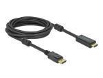 DELOCK Aktives DisplayPort 1.2 zu HDMI Kabel 4K 60 Hz 5 m