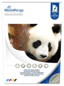 MediaRange MRINK119 Fotopapier A4 Weiß Hoch-Glanz