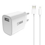2GO 797253 Ladegerät für Mobilgeräte Universal Weiß AC Drinnen