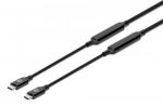 Manhattan 355971 USB Kabel USB 3.2 Gen 2 (3.1 Gen 2) 5 m USB C Schwarz