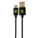 Techly ICOC MUSB20-CMAM01T USB Kabel USB 2.0 0,1 m USB A USB C 0,48 Gbit/s Schwarz