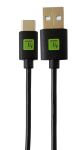 Techly ICOC MUSB20-CMAM01T USB Kabel USB 2.0 0,1 m USB A USB C 0,48 Gbit/s Schwarz