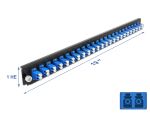 DELOCK 19" LWL Spleißbox Frontblende 24 Port...