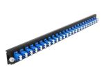 DELOCK 19" LWL Spleißbox Frontblende 24 Port...