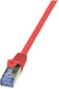 LogiLink Cat6a S/FTP, 0.5m Netzwerkkabel Rot 0,5 m S/FTP (S-STP)