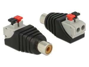 DeLOCK 65565 Kabeladapter RCA Schwarz, Grau, Rot