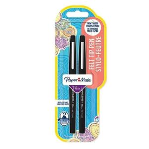 Papermate Flair Original Filzstift Medium Schwarz 2 Stück(e)