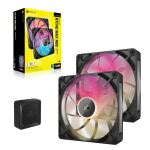 Corsair iCUE LINK RX140 MAX RGB Computergehäuse Ventilator 14 cm Schwarz 2 Stück(e)