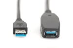 Digitus Aktives USB 3.0 Verlängerungskabel, 10 m