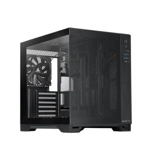 Chieftec mATX Gehäuse GM-30B-M-OP, black Cube Schwarz