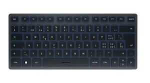 CHERRY KW 7100 MINI BT Tastatur Universal Bluetooth QWERTZ Schweiz Blau