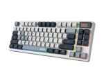 MSI FORGE GK600 TKL WIRELESS SKY Tastatur Gaming USB + Bluetooth QWERTY UK Englisch Blau, Weiß