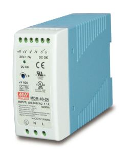 PLANET Industrial Din-Rail Power Supply 40W, 24V DC Single Output, -10 ~ 60 degrees C