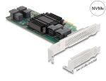 DeLOCK PCI Express x8 Karte zu 4 x intern SFF-8643 NVMe -...
