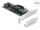 DeLOCK PCI Express x8 Karte zu 4 x intern SFF-8643 NVMe - Low Profile Formfaktor