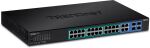 Trendnet TPE-5028WS Netzwerk-Switch Managed Gigabit Ethernet (10/100/1000) Power over Ethernet (PoE) 1U Schwarz