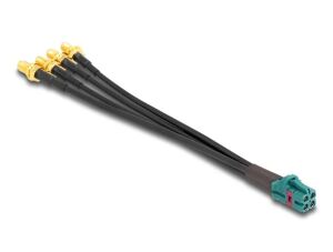 DeLOCK Kabel Mini FAKRA Z Buchse quad zu 4 x SMA Buchse A-Typ Premium