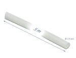 DELOCK Schutzschlauch Glasfasergeflecht 5mx4mm weiß