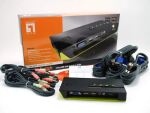 LevelOne 4-Port USB KVM Switch mit Audio