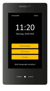 Reiner SCT timeCard Terminal 3 Schwarz