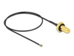 DeLOCK Antennenkabel RP-SMA Buchse zum Einbau zu I-PEX...