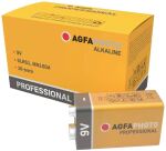 AgfaPhoto Batterie Alkaline Professional -9V E-Block 10St.