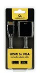 Gembird A-HDMI-VGA-03 Videokabel-Adapter 0,15 m HDMI Typ A (Standard) VGA (D-Sub) Schwarz
