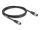 DELOCK M12 Kabel D-kodiert 4 Pin Stecker zu Stecker PVC 2 m