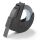 DYMO Original Prägeband | 3D weiß auf schwarz | 9 mm x 3 m | selbstklebendes Kunststoff Etikettenband | für Junior & Omega Beschriftungsgerät | 1 Stück