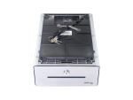 Equip Kassenschublade für Point of Sale (POS)-System, 4 Schein-/4 Münzfächer, herausnehmbare Münzschlitze, RJ11-Anschluss, Aluminium
