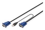 Digitus KVM-Kabel USB für KVM-Konsolen
