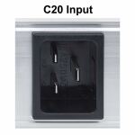 Intellinet 19" 8-fach IP-Steckdosenleiste / Smart PDU mit C13-Kaltgerätesteckdosen, Kontrolliert Strom, Temperatur und Luftfeuchtigkeit, C20-Stromeingang, 1 HE