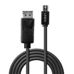 Lindy 41646 DisplayPort-Kabel 2 m Mini DisplayPort Schwarz