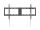 Equip 43"-95" Feste Schlanke TV-Wandhalterung