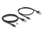 DELOCK DisplayPort KVM Switch 8K 30 Hz mit USB 5 Gbps