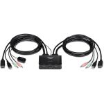 Trendnet TK-220DPI Tastatur/Video/Maus (KVM)-Switch Schwarz