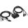 Trendnet TK-220DPI Tastatur/Video/Maus (KVM)-Switch Schwarz