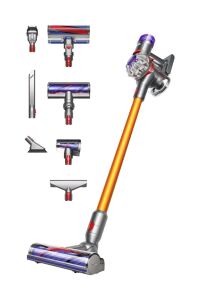 Dyson V8 Absolute 2-in-1-Stabstaubsauger Akku Trocken Beutellos Silber, Gelb