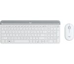 Logitech 920-009189 Tastatur Maus enthalten Universal RF Wireless QWERTZ Deutsch Weiß