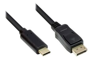 Alcasa GC-M0108 Videokabel-Adapter 5 m DisplayPort Schwarz