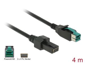 DELOCKPowered USB Kabel 12V St > 2x4Pin St 4.0m