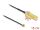 DeLOCK Antennenkabel RP-SMA 90° PCB Buchse zum Einbau zu I-PEX Inc., MHF® I Stecker 1.13 15 cm Gewindelänge 15 mm