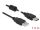 DeLOCK 1.5m, 2xUSB 2.0-A USB Kabel USB 2.0 1,5 m USB A 0,48 Gbit/s Schwarz