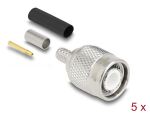 DELOCK TNC Stecker zum Crimpen LMR 200 mit Schrumpfschlauch