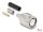 DELOCK TNC Stecker zum Crimpen LMR 200 mit Schrumpfschlauch