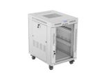 Lanberg FF01-6815-12SL Rack 15U Freistehendes Gestell Grau